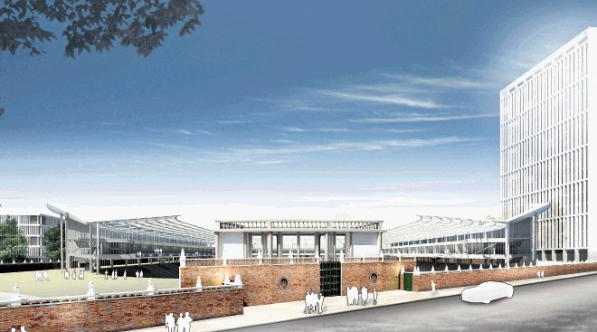 Tako naj bi bil Plečnikov stadion videti po dokončanju projekta družbe Bežigrajski športni park. 