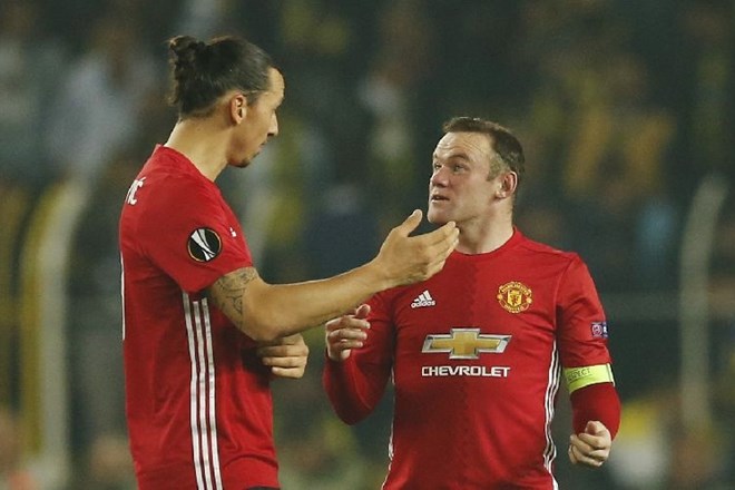 Zlatan Ibrahimović in Wayne Rooney (Foto: Reuters)
