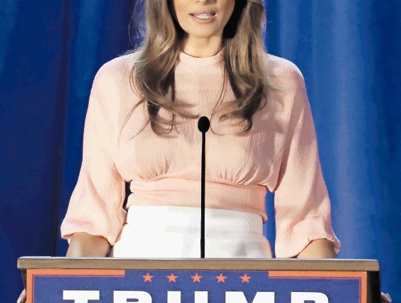 Melania Trump je med nastopom v Pensilvaniji v finalu volilne tekme povedala, da bi kot prva dama dala vetra nasilnežem na...