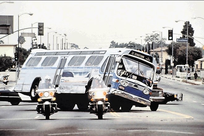 GM New look bus iz filma Hitrost: Umri pokončno na avtobusu