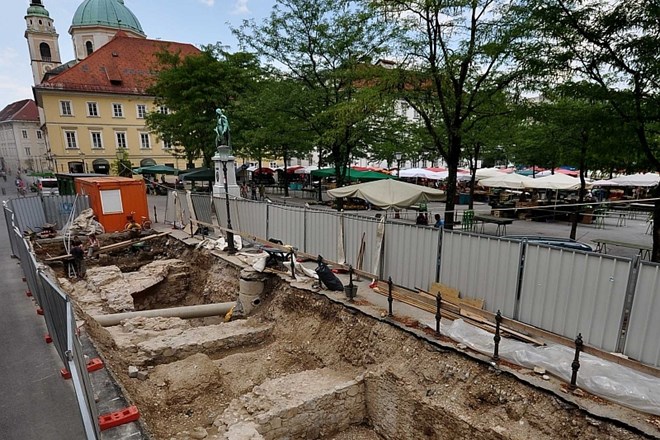 Arheološka izkopavanja na Vodnikovem trgu so potekala med letoma 2009 in 2013.