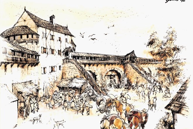 Prva ljubljanska pivovarna je bila v Vodnem ali Žabješkem mestnem stolpu.