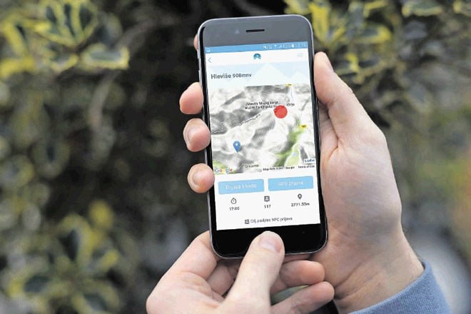 Aplikacija planinc, s katero virtualno potrdimo osvojeni vrh, je v treh mesecih dosegla že 1600 uporabnikov.