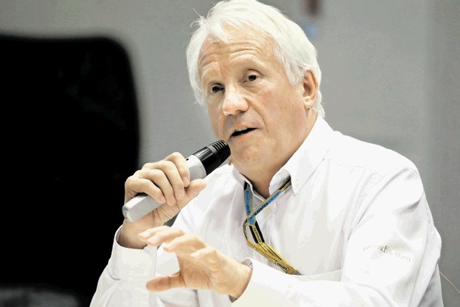 FILE PHOTO: FIA Formula One Race Director Charlie Whiting speaks during a press briefing regarding Japanese Grand Prix at the...