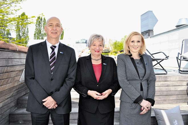 Thomas Uihlein, Gertrud Rantzen in Valerija Špacapan Friš s Slovensko-nemške gospodarske zbornice