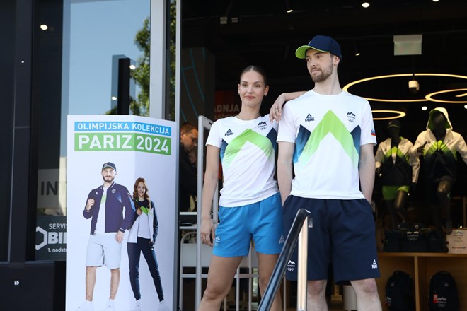 #foto Predstavili uradno olimpijsko kolekcijo: Slovenci v Pariz najbolj "šik" doslej