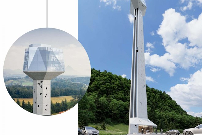 #foto #video Najvišja stavba v Sloveniji se vendarle odpira. V višino meri 106 metrov