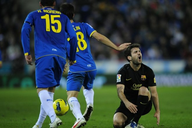 Edini gol za Barcelono je dosegel Cesc Fabregas.
