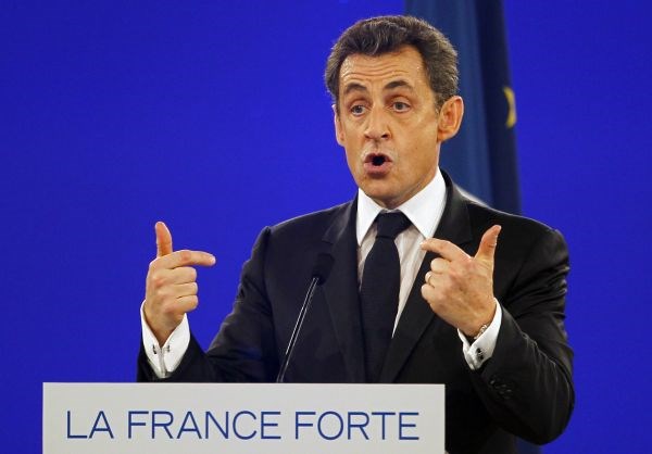 Francoski predsednik Nicolas Sarkozy.