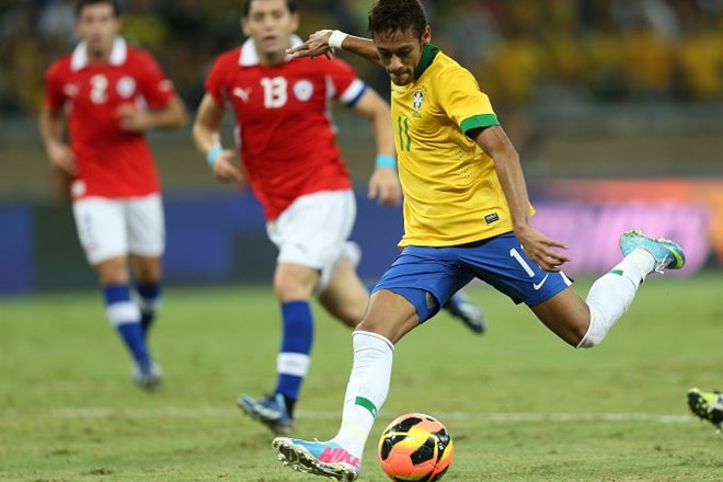 Drugi gol za Brazilijo je dosegel Neymar. (Foto: reuters) 