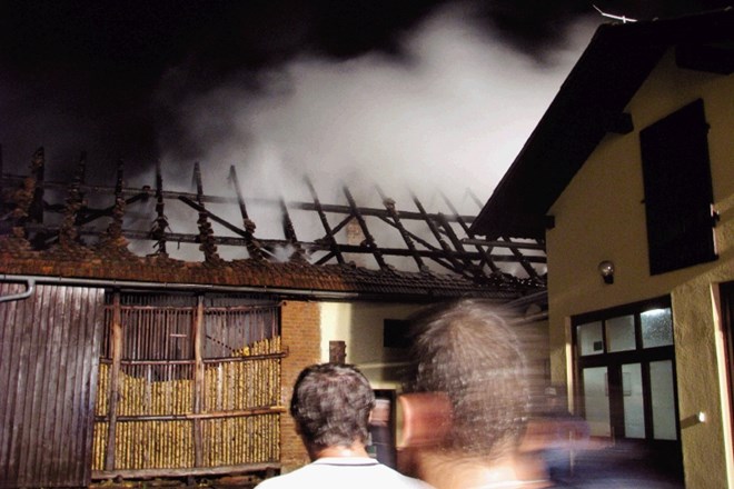 Požar je zanetila strela, foto: dokumentacija Dnevnika 