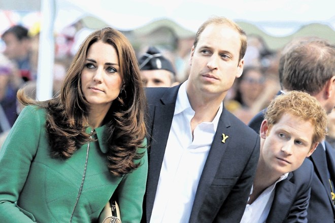 Kate, William in Harry