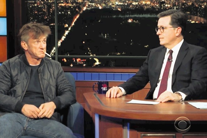 Sean Penn in Stephen Colbert