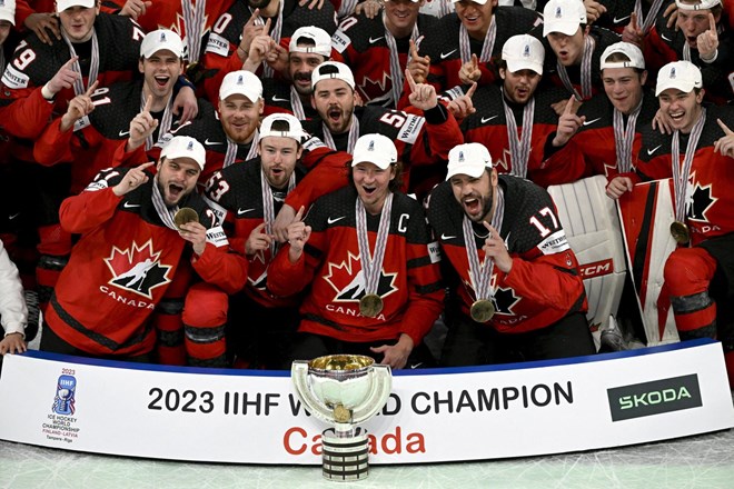 Kanadski hokejisti svetovni prvaki za leto 2023
