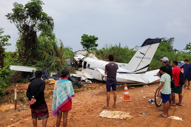 V letalski nesreči v Braziliji umrlo 14 ljudi