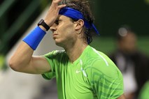 Francoski finale v Dohi, Federer zaradi poškodbe polfinale predal, Nadal pa je izgubil