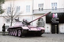 Rožnati tank dobra promocija muzeja