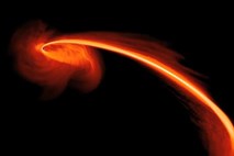 Edinstven dogodek: Črna luknja ujela zvezdo, jo raztrgala in pogoltnila