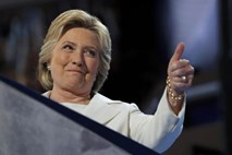Hillary Clinton ob sprejetju zgodovinske nominacije: Meja je nebo