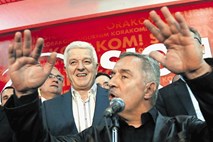 Đukanović kljub zmagi ne bo črnogorski premier
