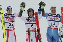 Dvojna avstrijska veleslalomska zmaga v St. Moritzu, Slovenci razočarali