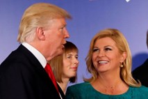 Hrvaška predsednica je Trumpu izrazila hvaležnost za stališče ZDA glede arbitraže 