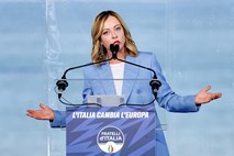 Meloni bo nosilka liste Bratov Italije na evropskih volitvah: Imam se za vojaka in vojak se mora boriti v prvi liniji