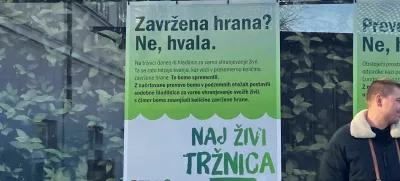 Napisi pred Ljubljansko tržnico