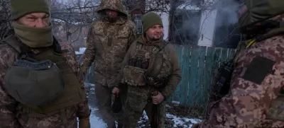 Servicemen of the 93rd Kholodnyi Yar Separate Mechanized Brigade of the Ukrainian Armed Forces are seen near a front line, amid Russia's attack on Ukraine, near the city of Kramatorsk, Donetsk region Ukraine February, Donetsk region, Ukraine February 26, 2025. Iryna Rybakova/Press Service of the 93rd Kholodnyi Yar Separate Mechanized Brigade of the Ukrainian Armed Forces/Handout via REUTERS ATTENTION EDITORS - THIS IMAGE HAS BEEN SUPPLIED BY A THIRD PARTY.