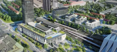 Emonika, potniški center Ljubljana, nova železniška in avtobusna postaja in komercialni ter stanovansjki kompleks. Investitorji SŽ, MZI, Mendota invest (OTP banka) in MOL. Predstavitev projekta april 2022