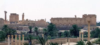 ﻿FILE - This file photo released on Sunday, May 17, 2015, by the Syrian official news agency SANA, shows the general view of the ancient Roman city of Palmyra, northeast of Damascus, Syria. Islamic State militants seized parts of the ancient town of Palmyra in central Syria on Wednesday after fierce clashes with government troops, renewing fears the extremist group would destroy the priceless archaeological site if it reaches the ruins. (SANA via AP, File)