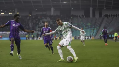 Raul Florucz10.11.2024 - nogomet tekma Olimpija - Maribor - stadion Stožice   FOTO: LUKA CJUHA